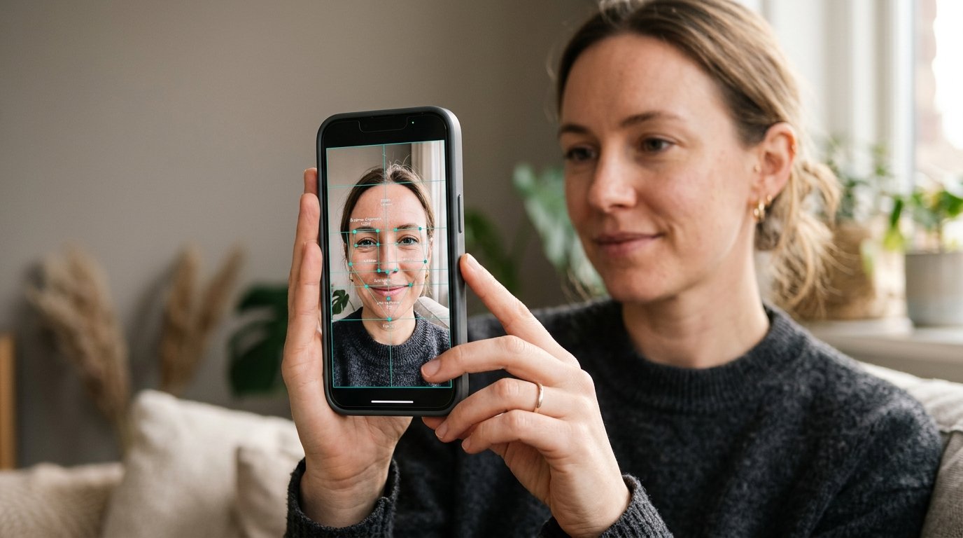 How to measure facial proportions from a photo